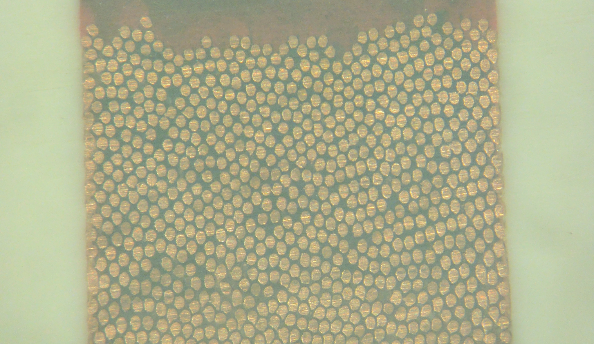 Microscopic resin impregnation
