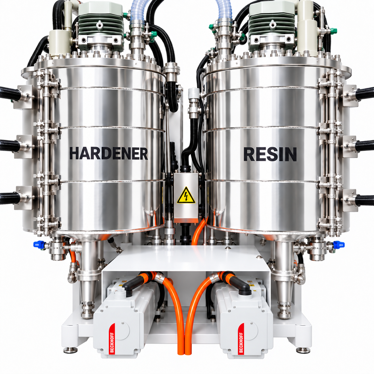 Vacuum tank agitator