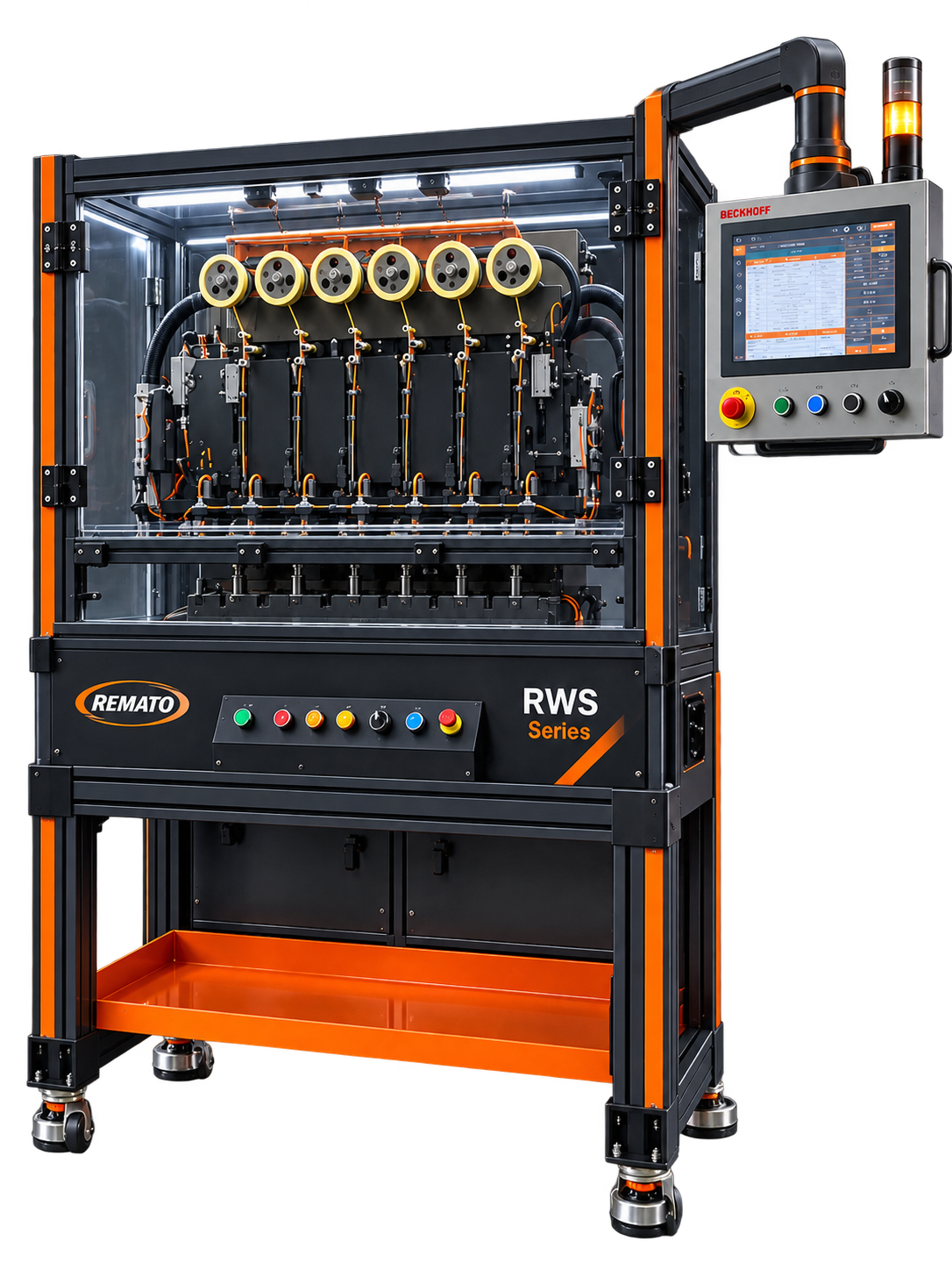 REMATO spindle winding platforms